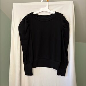 GAP kids Black Puff Sleeve Sweatshirt size 8